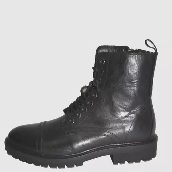 New! ALLSAINTS Men\'s Piero Lace Up Boots Black 40 EU 7 US DD328A main image 7
